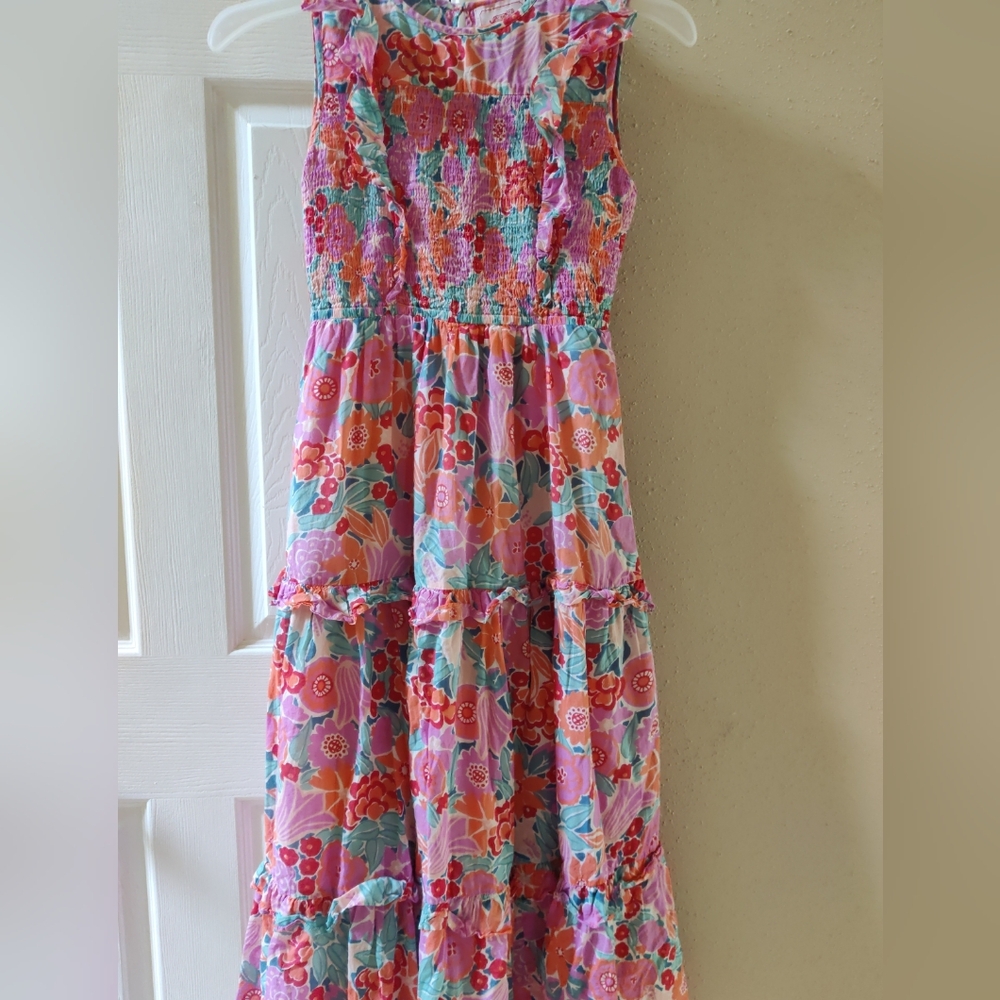 Banjanan Bloomsbury Dawn Iris Floral Dress XS NWOT 🌸